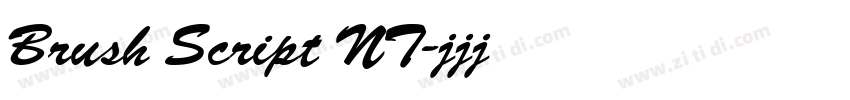 Brush Script NT字体转换